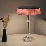 Versailles Modern Curved Glass Table Lamp for Bedroom and Office Task Lighting