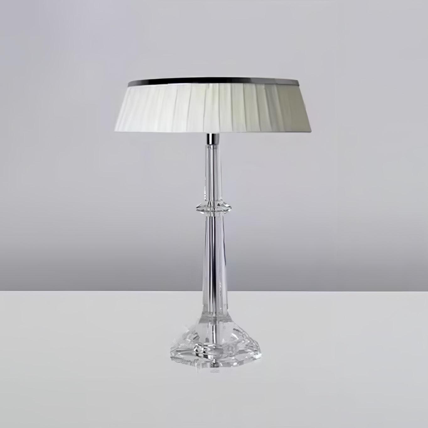 Versailles Modern Curved Glass Table Lamp for Bedroom and Office Task Lighting