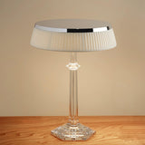 Versailles Modern Curved Glass Table Lamp for Bedroom and Office Task Lighting