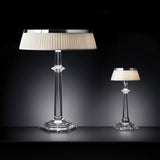 Versailles Modern Curved Glass Table Lamp for Bedroom and Office Task Lighting