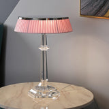 Versailles Modern Curved Glass Table Lamp for Bedroom and Office Task Lighting