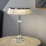 Versailles Modern Curved Glass Table Lamp for Bedroom and Office Task Lighting