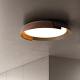 Modern Round LED Flush Mount Ceiling Light Contemporary Acrylic Fixture for Living Room and Office