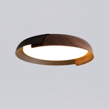Modern Round LED Flush Mount Ceiling Light Contemporary Acrylic Fixture for Living Room and Office
