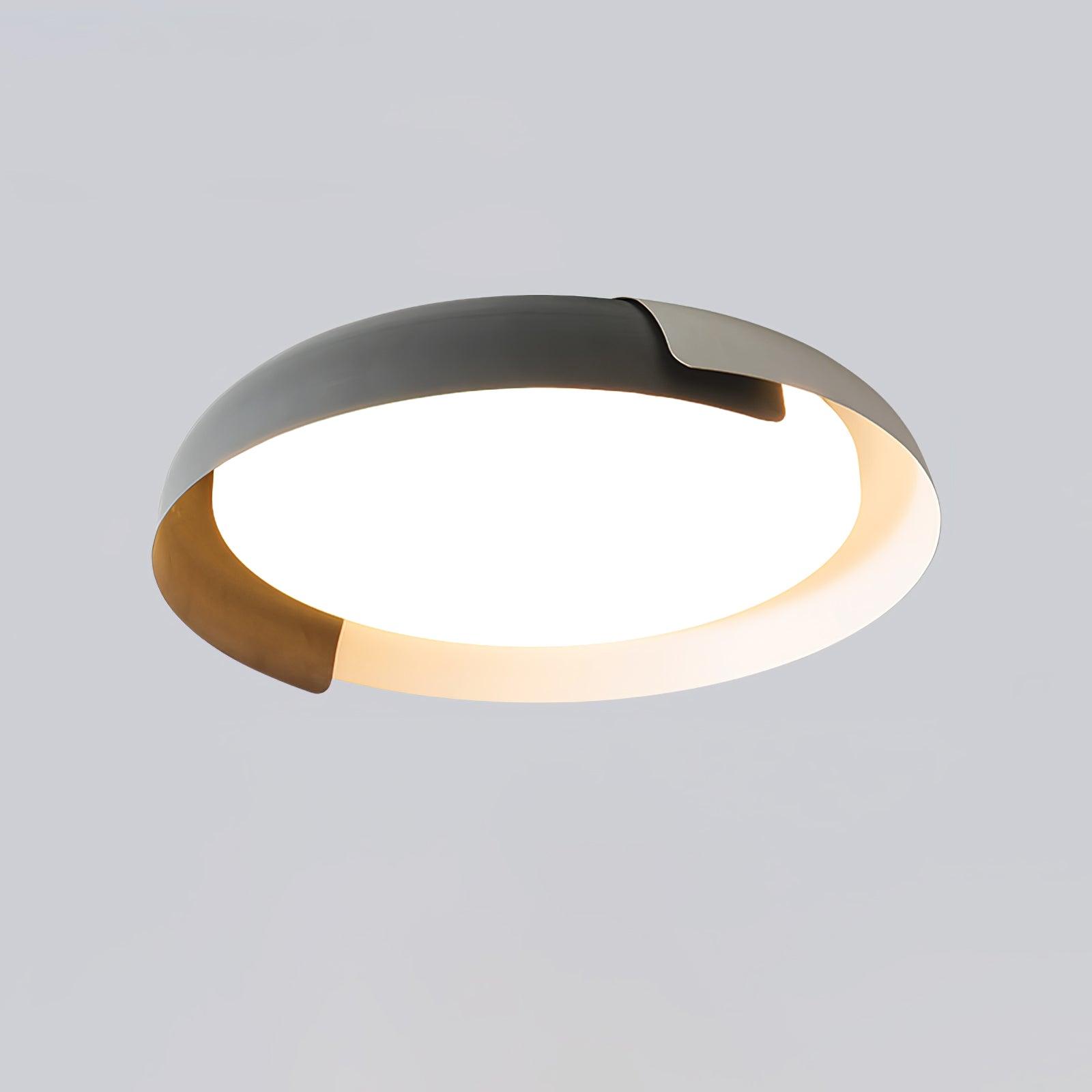 Modern Round LED Flush Mount Ceiling Light Contemporary Acrylic Fixture for Living Room and Office