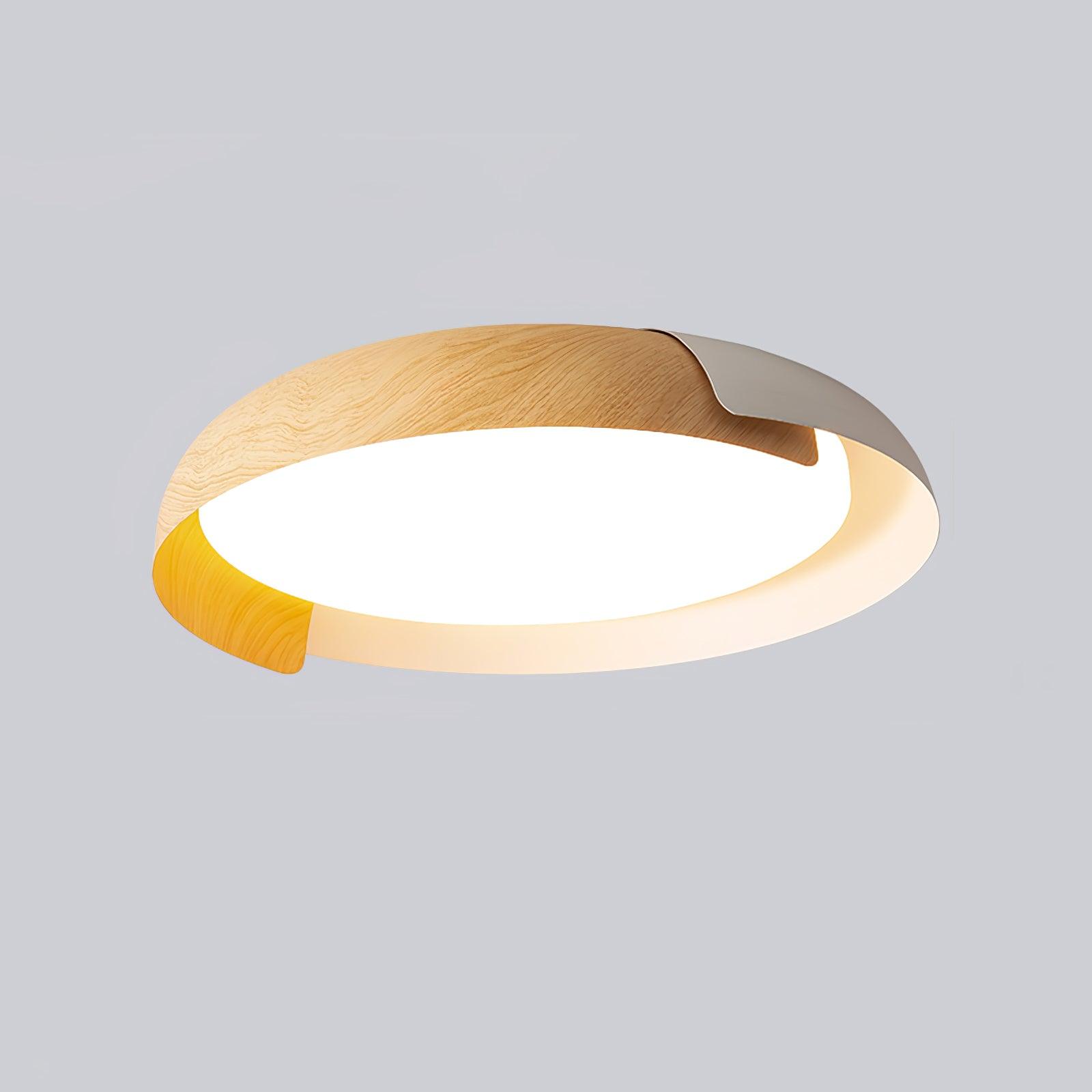 Modern Round LED Flush Mount Ceiling Light Contemporary Acrylic Fixture for Living Room and Office