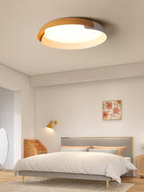 Modern Round LED Flush Mount Ceiling Light Contemporary Acrylic Fixture for Living Room and Office