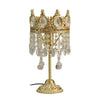 Luxury French Style Crystal Nightstand Lamp Decorative Antique Brass Table Light