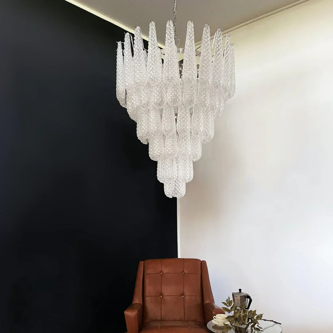 luxury-vintage-murano-glass-petals-drop-chandelier-elegant-transparent-glass-pendant-light