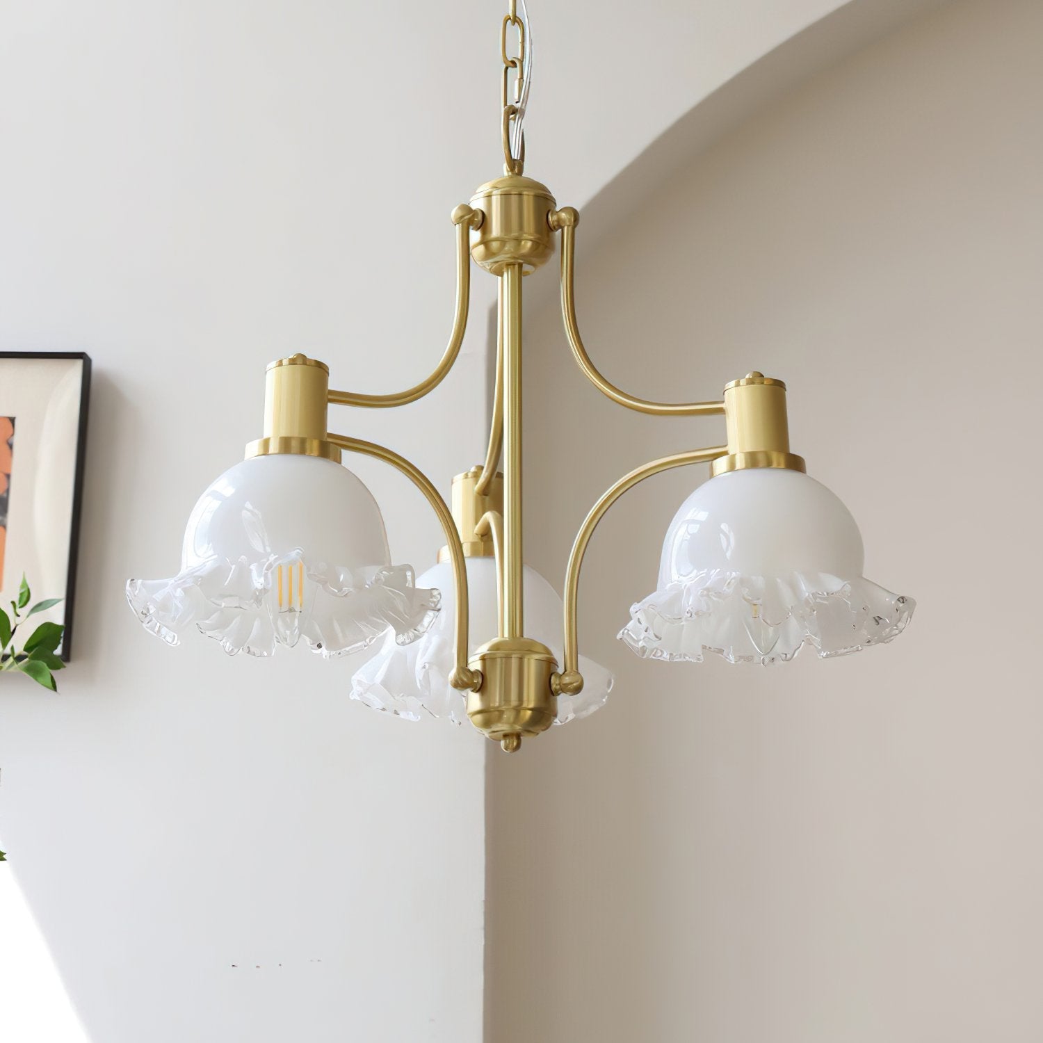 french-vintage-brass-floral-chandelier-with-glass-shades-elegant-copper-finish-hanging-pendant-light