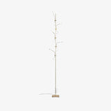 Wa Wa Designer Standing Floor Lamp with Integrated LED and Stainless Steel Accents