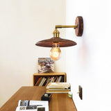 mid-century-modern-walnut-and-brass-flared-sconce-wall-light-for-living-room