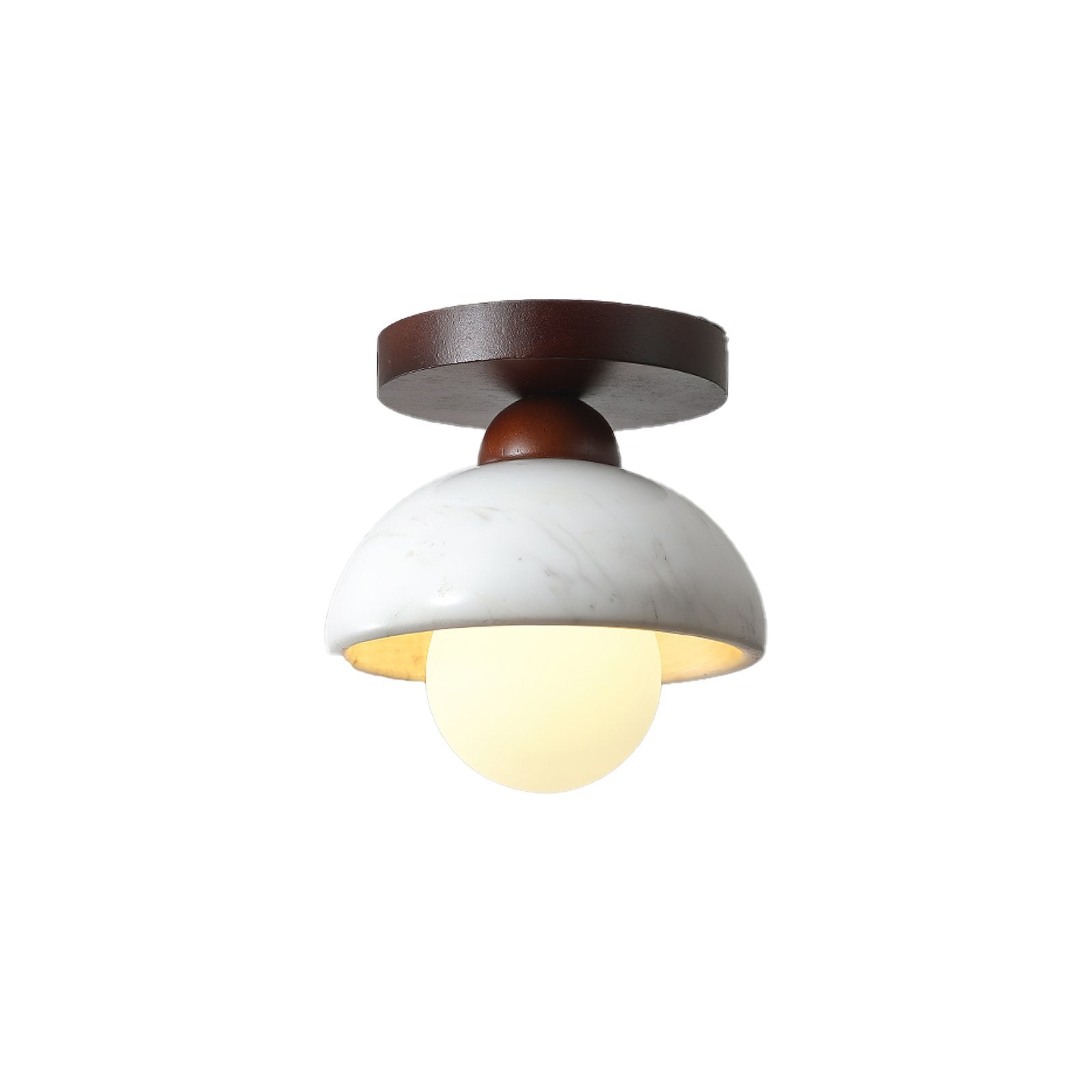 modern-walnut-wood-and-ripple-marble-flush-mount-ceiling-light-with-globe-glass-shade