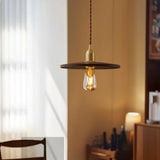 mid-century-modern-walnut-and-brass-flying-saucer-pendant-lamp-for-dining-room-and-bedroom