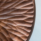 mid-century-modern-walnut-and-brass-flying-saucer-pendant-lamp-for-dining-room-and-bedroom