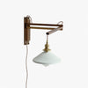 modern-walnut-wood-retractable-wall-sconce-with-pleated-ceramic-shade-and-adjustable-arm