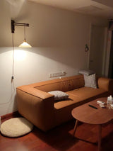 modern-walnut-wood-retractable-wall-sconce-with-pleated-ceramic-shade-and-adjustable-arm