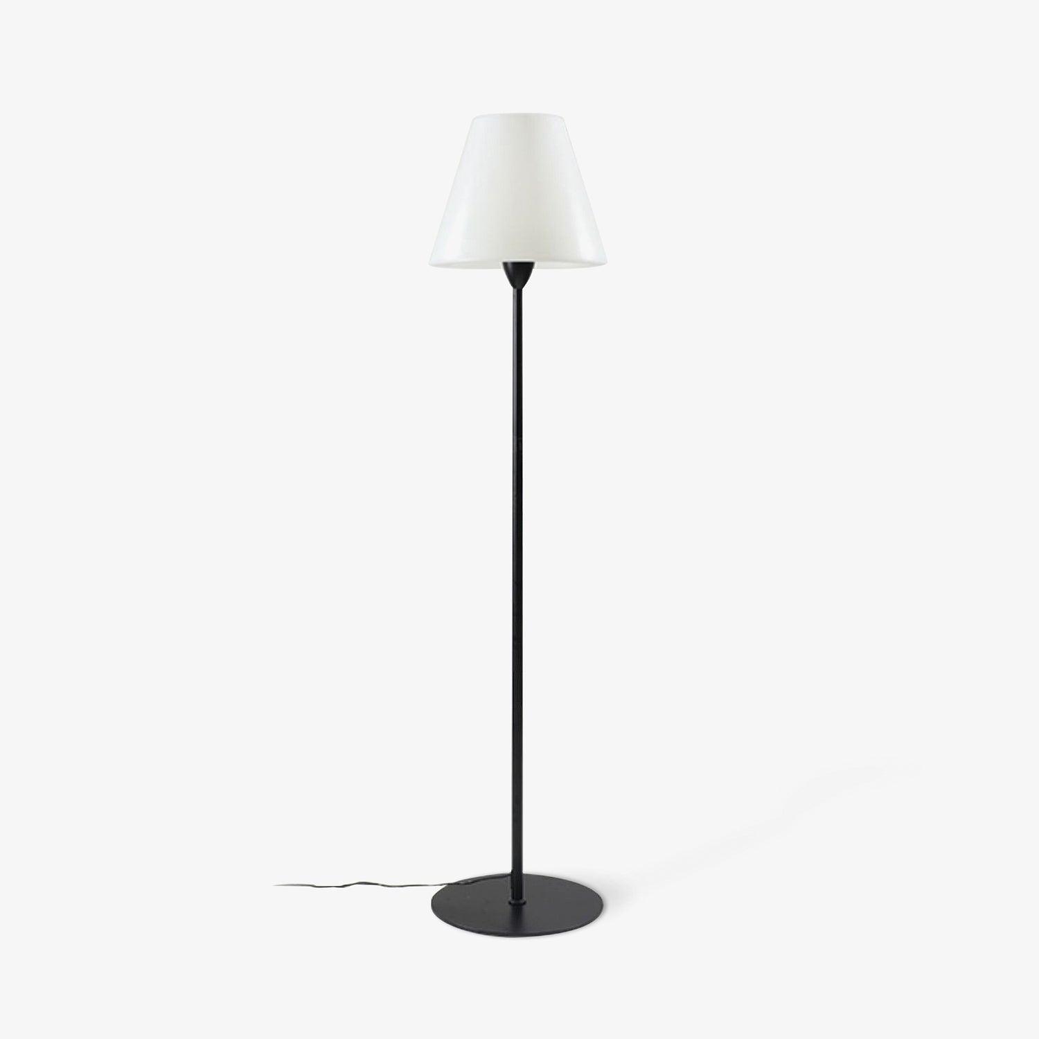 Modern Ward Floor Standing Lamp with Metal and Acrylic Shade for Living Room