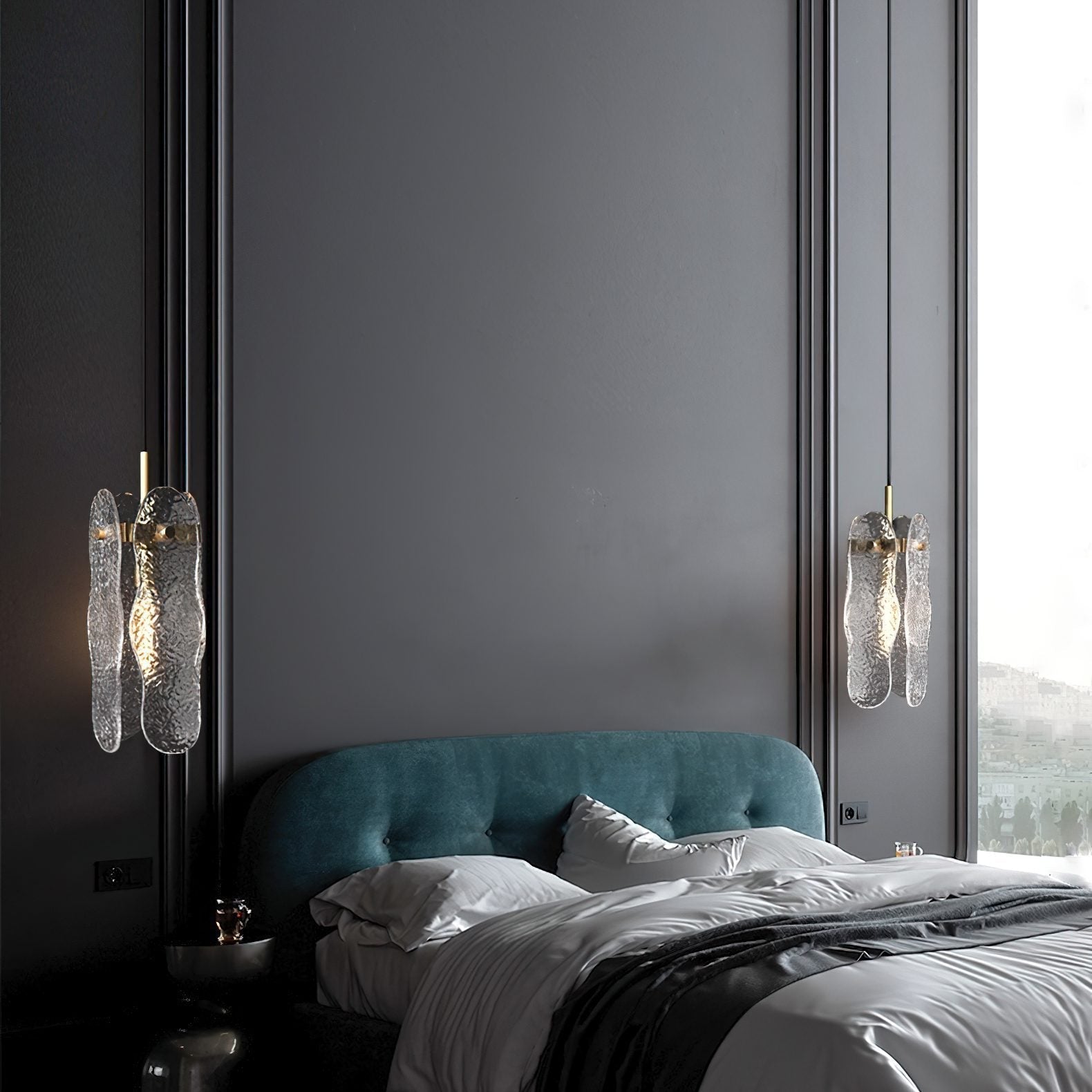 modern-water-ripple-glass-pendant-light-with-wave-pattern-corrugated-glass-and-gold-accents