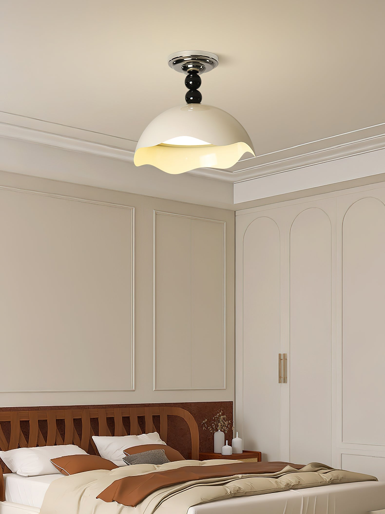 Wave Crest Modern Layered LED Ceiling Lamp for Contemporary Interiors