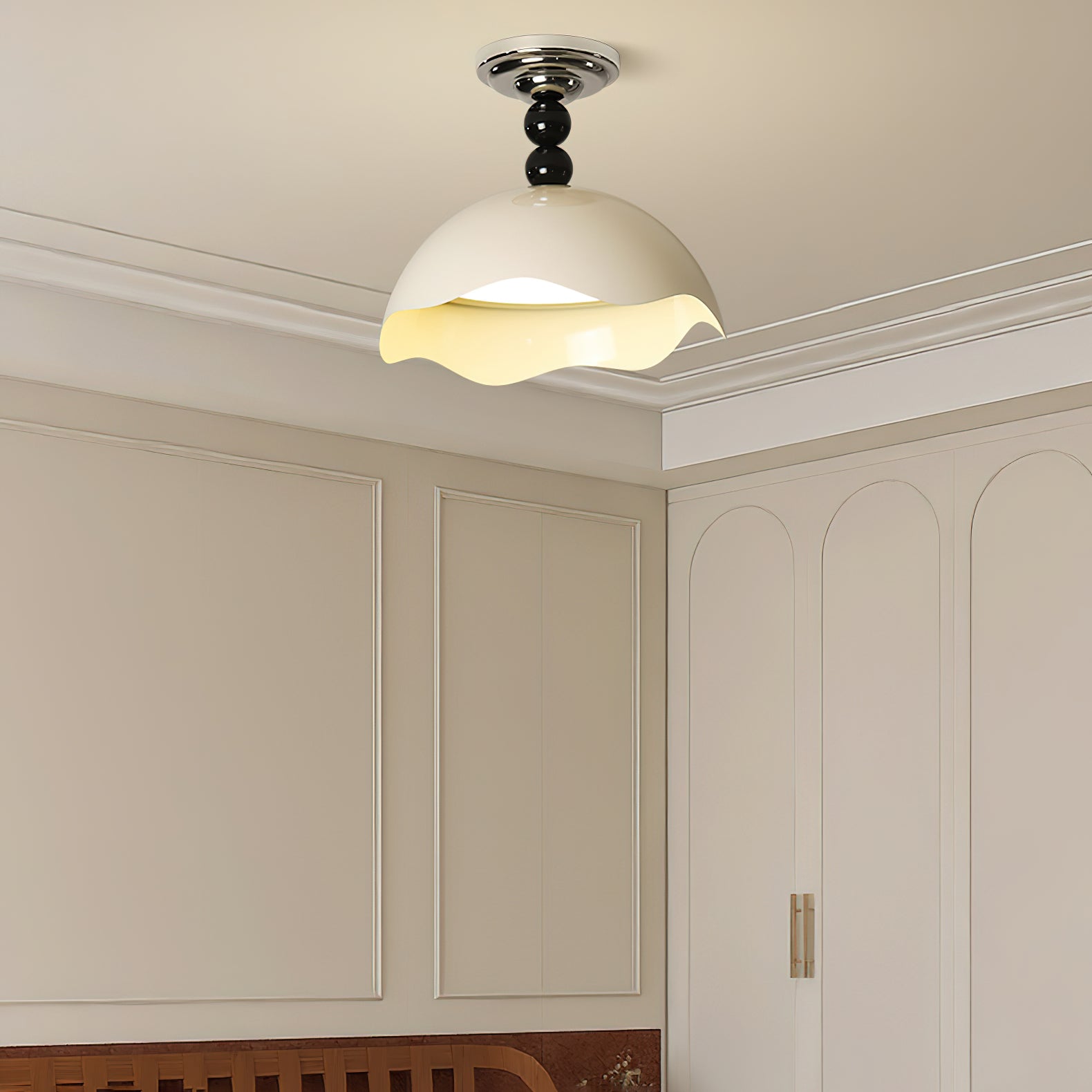Wave Crest Modern Layered LED Ceiling Lamp for Contemporary Interiors