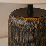 Vintage Weathered Wood Grain Floor Lamp for Reading and Living Room