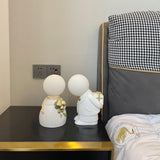 Elegant Baroque Resin Table Lamp for Weddings and Events Decorative LED USB Desk Light
