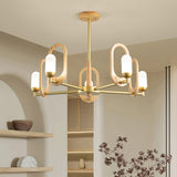 modern-rubberwood-oval-halo-chandelier-with-white-glass-globes-for-living-room