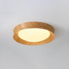 Modern Geometric Double Half Round LED Flush Mount Ceiling Light Minimalist Interior Fixture