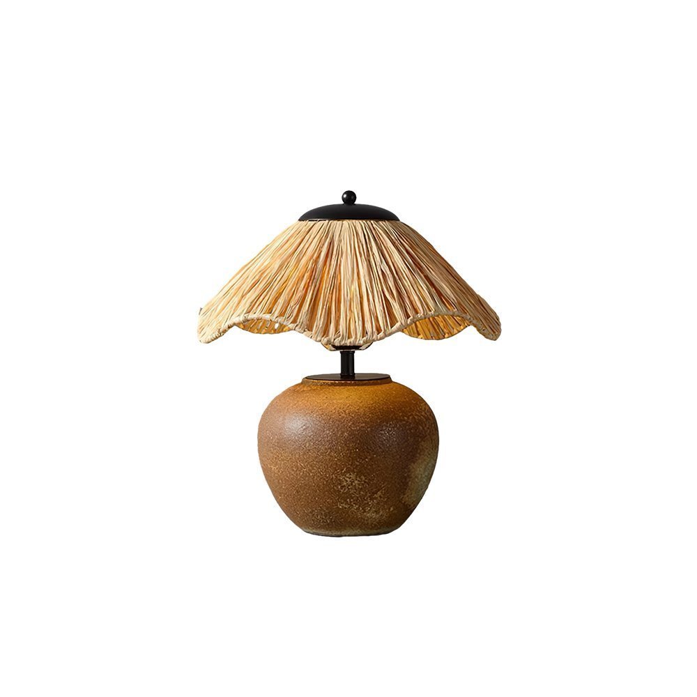 contemporary-woven-ceramic-table-lamp-with-handcrafted-fabric-shade-for-bedroom-and-living-room-decor