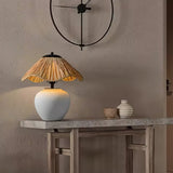 contemporary-woven-ceramic-table-lamp-with-handcrafted-fabric-shade-for-bedroom-and-living-room-decor