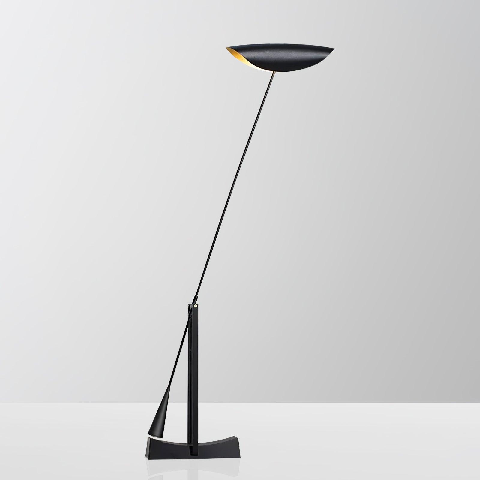 Modern Minimalist LED Ambient Floor Lamp for Contemporary Living Spaces and Bedrooms