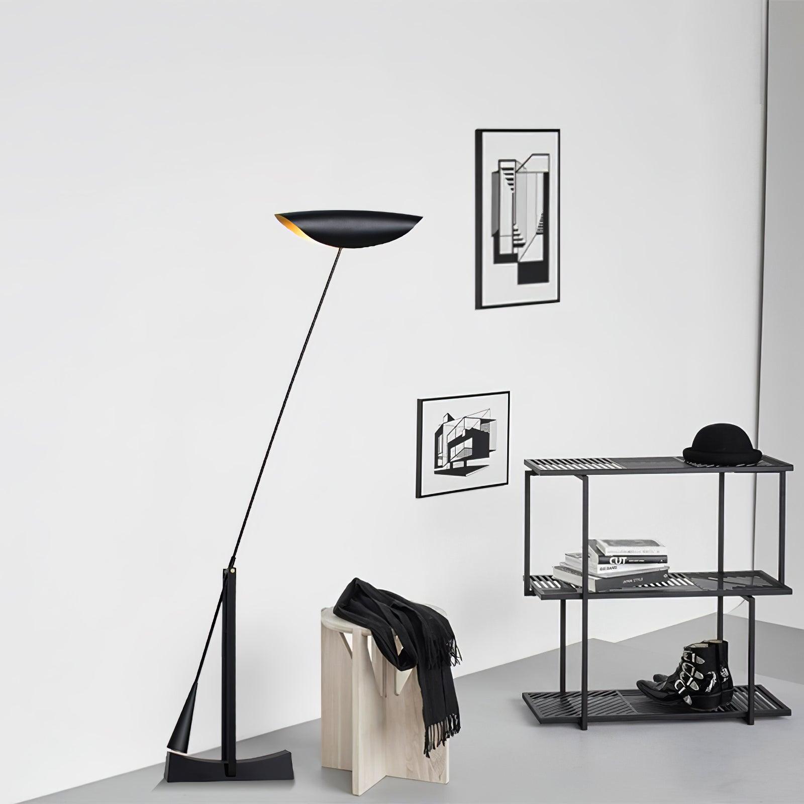 Modern Minimalist LED Ambient Floor Lamp for Contemporary Living Spaces and Bedrooms