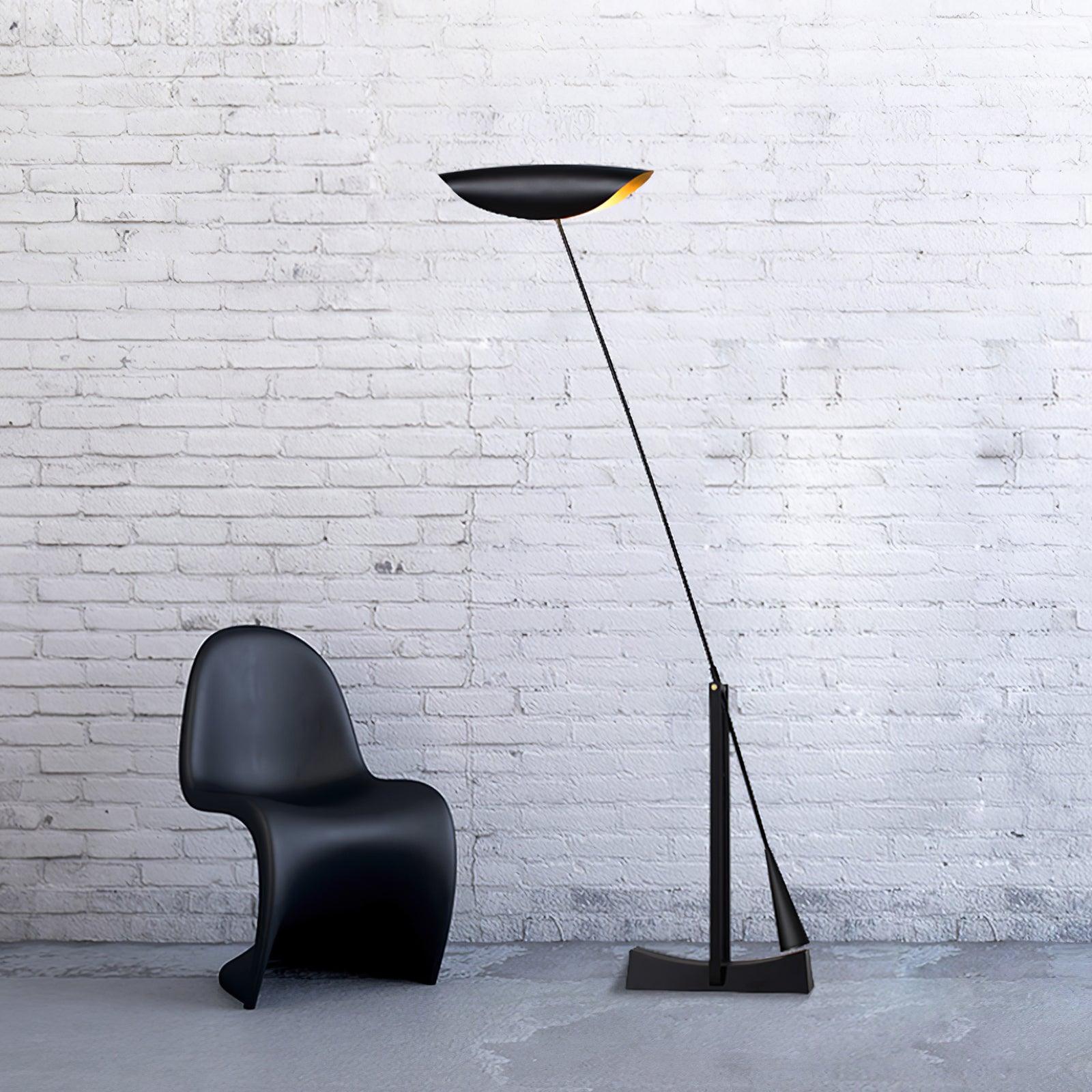 Modern Minimalist LED Ambient Floor Lamp for Contemporary Living Spaces and Bedrooms
