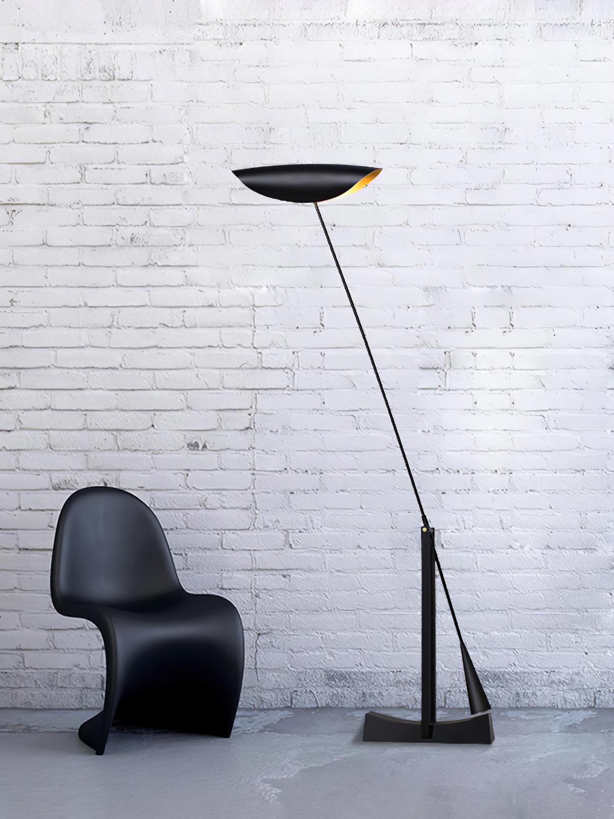 Modern Minimalist LED Ambient Floor Lamp for Contemporary Living Spaces and Bedrooms