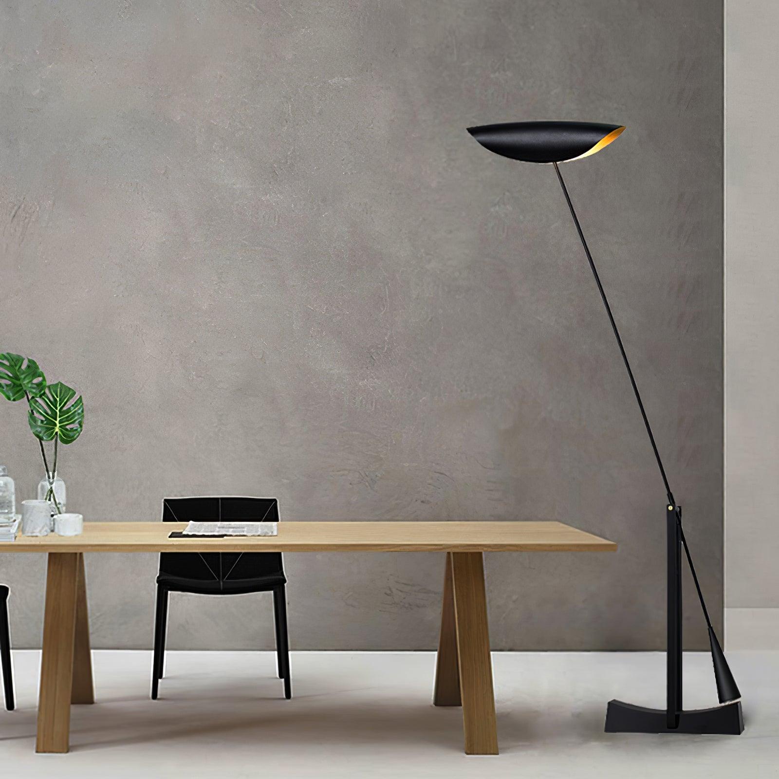 Modern Minimalist LED Ambient Floor Lamp for Contemporary Living Spaces and Bedrooms