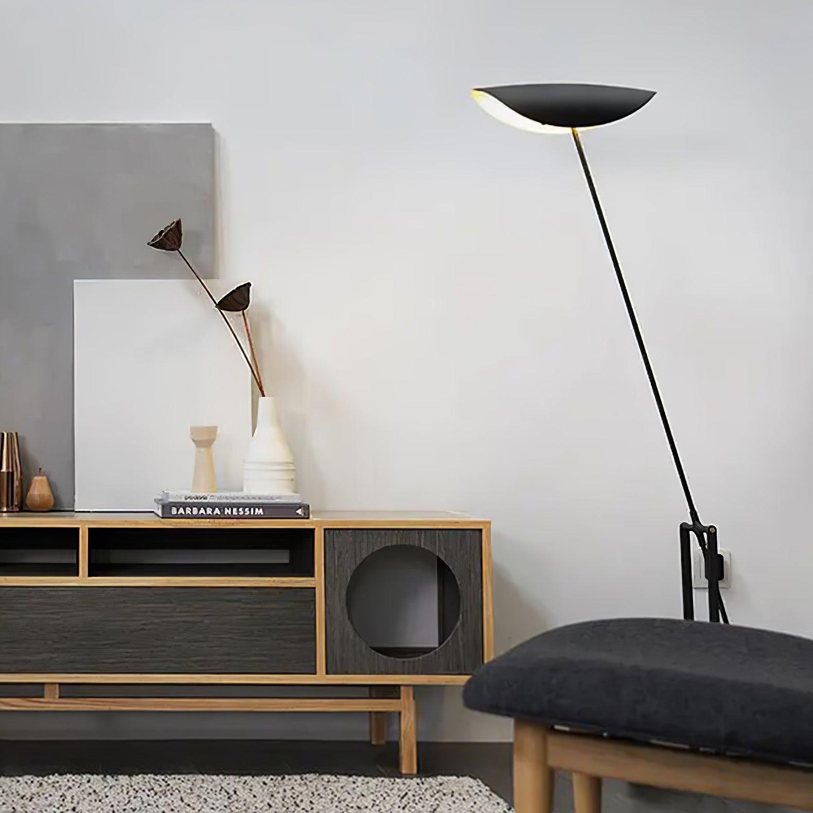 Modern Minimalist LED Ambient Floor Lamp for Contemporary Living Spaces and Bedrooms