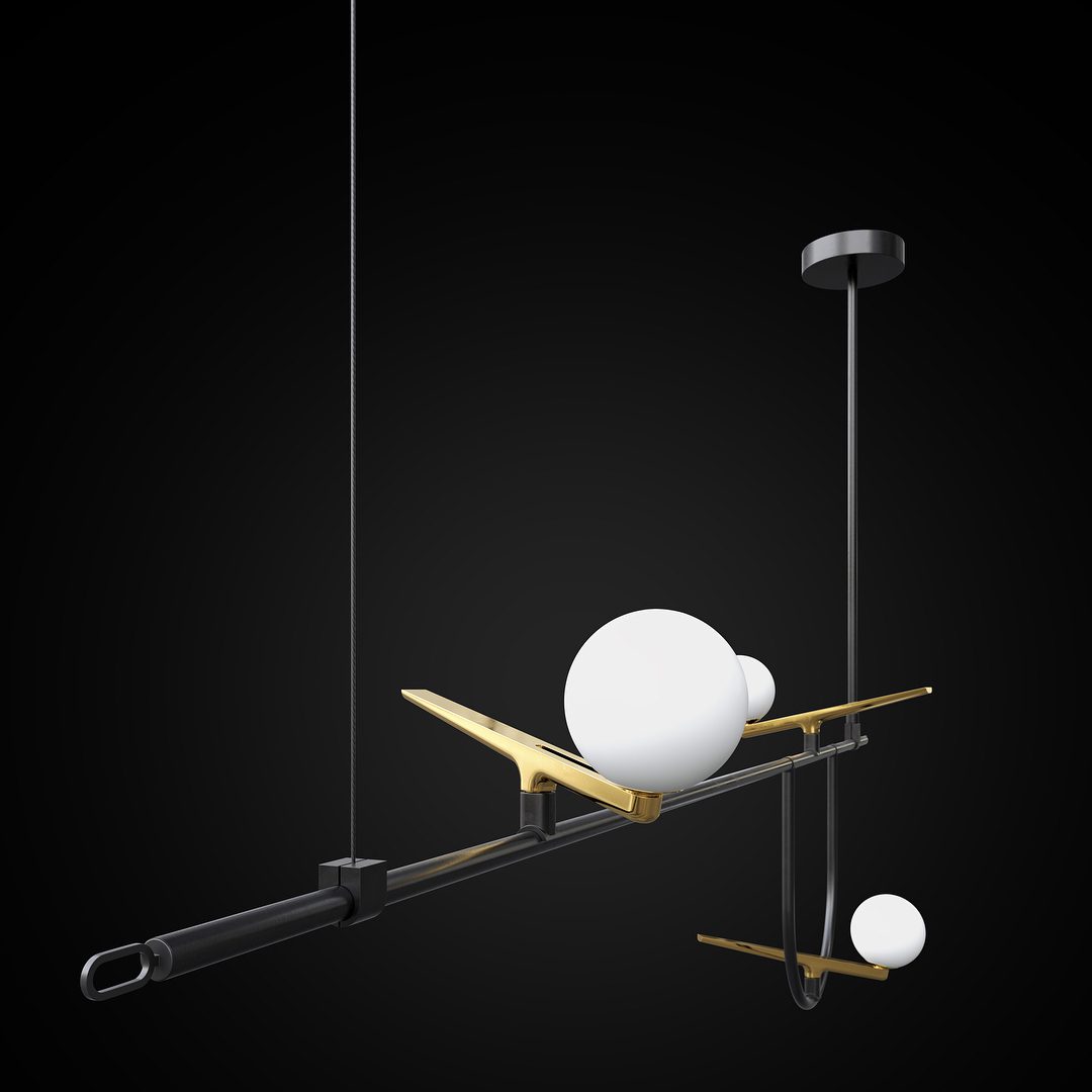 modern-minimalist-branch-chandelier-with-brass-bird-figures-and-white-glass-spheres