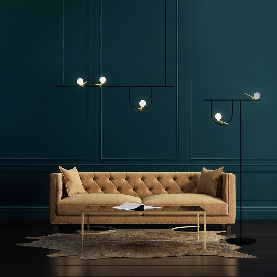 modern-minimalist-branch-chandelier-with-brass-bird-figures-and-white-glass-spheres