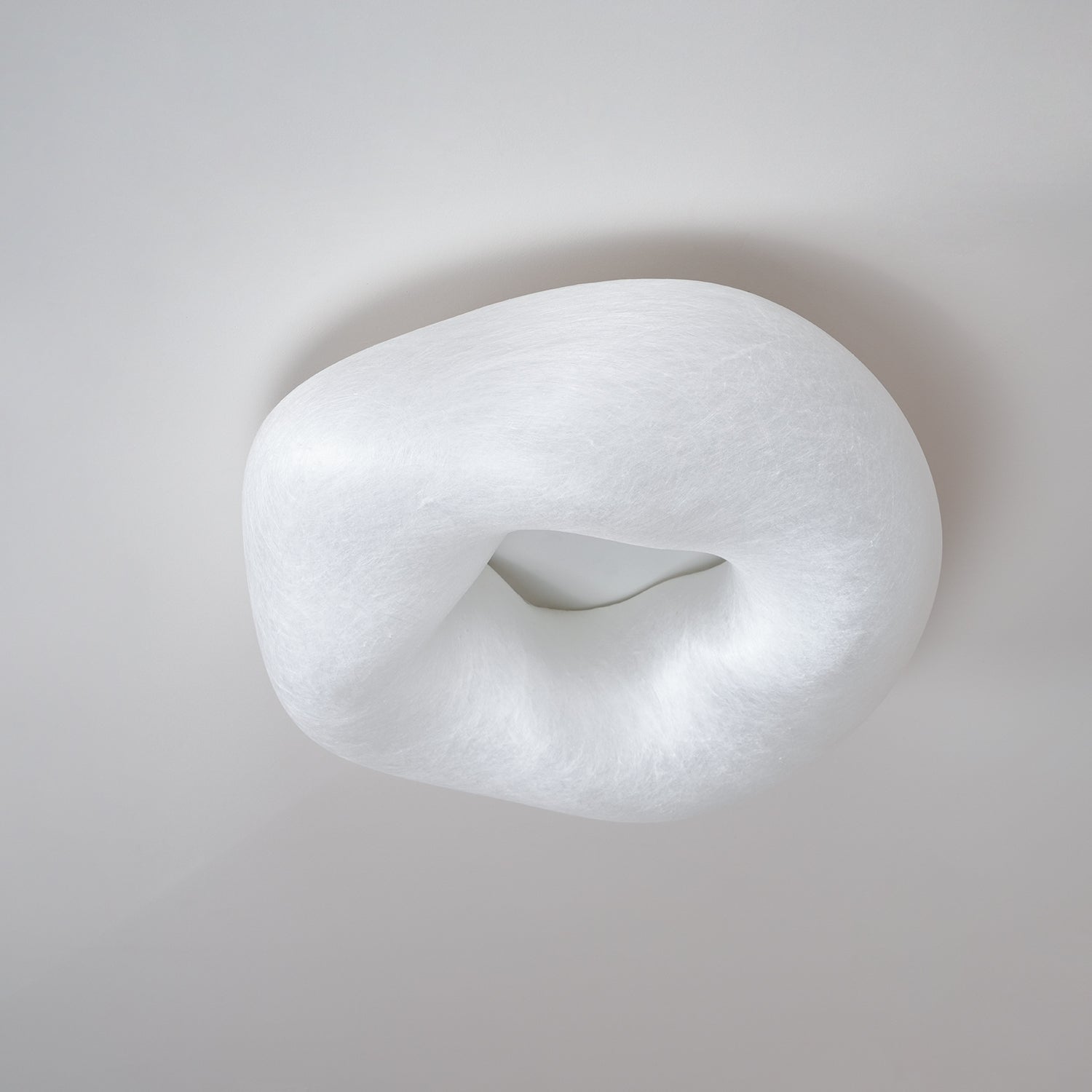 Modern Yunduo Silk Flush Mount Ceiling Light Minimalist LED Fixture for Bedroom and Dining Spaces