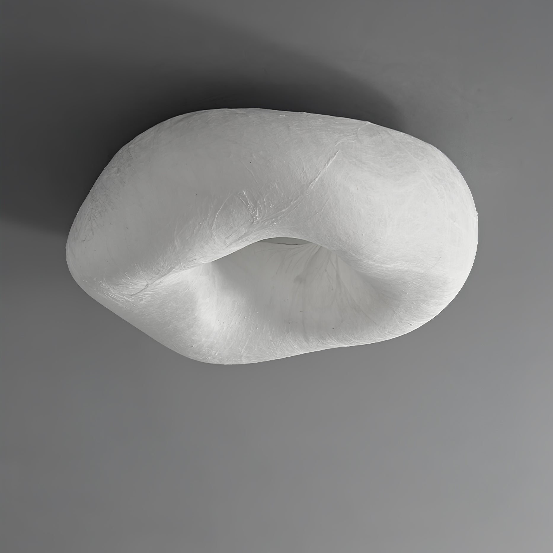 Modern Yunduo Silk Flush Mount Ceiling Light Minimalist LED Fixture for Bedroom and Dining Spaces
