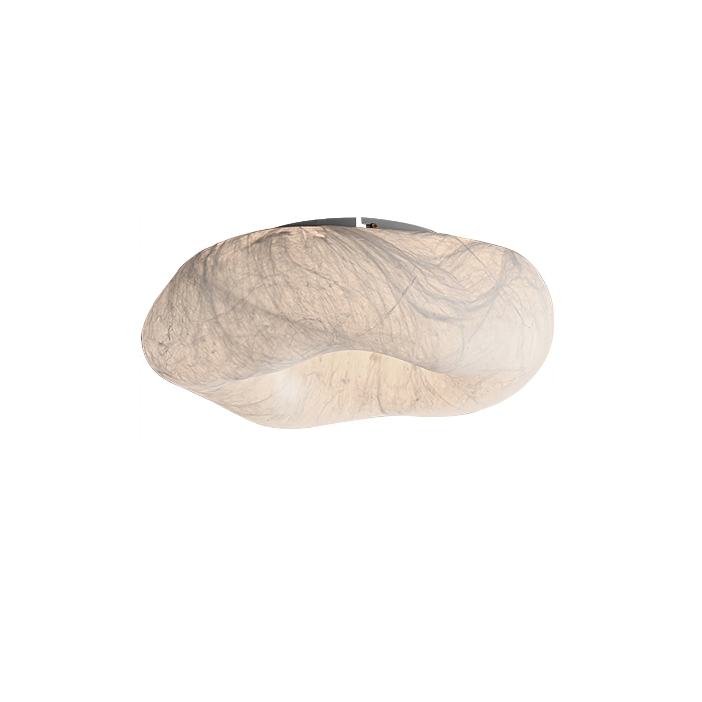 Modern Yunduo Silk Flush Mount Ceiling Light Minimalist LED Fixture for Bedroom and Dining Spaces