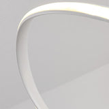 20 Inch Modern LED Ribbon Flush Mount Ceiling Light for Living Room Dimmable Lighting Fixture