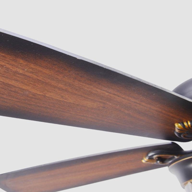 42 Inch Modern Farmhouse Ceiling Fan with 5 Wood Blades and Glass Shade Light Kit for Bedroom