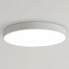 Modern 16 Inch Dimmable Round LED Flush Mount Ceiling Light with Remote in White