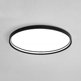 16 Inch Modern Round LED Flush Mount Ceiling Light with Acrylic Edge Design