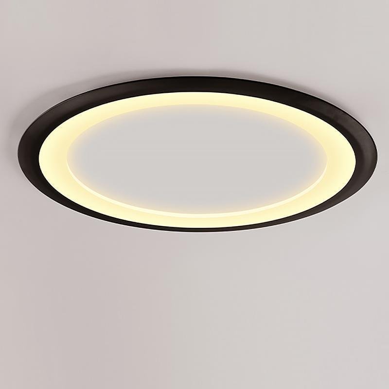 Modern Ultrathin Round LED Ceiling Light Acrylic Flush Mount Fixture for Bedroom and Living Room