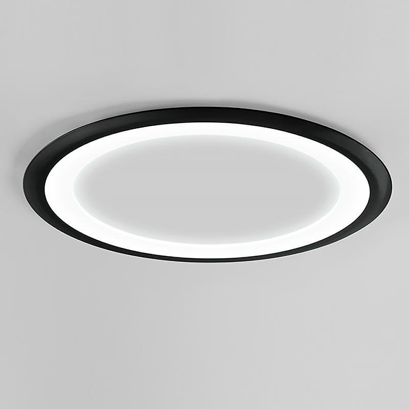 Modern Ultrathin Round LED Ceiling Light Acrylic Flush Mount Fixture for Bedroom and Living Room