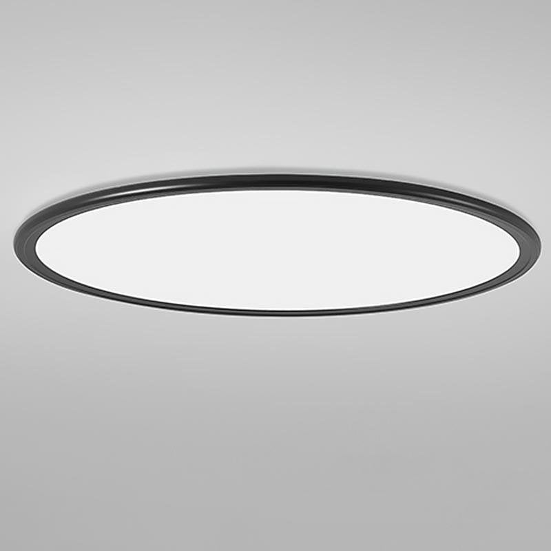 30 Inch Modern Round LED Ultrathin Flush Mount Ceiling Light with Dimmable Options
