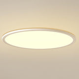 30 Inch Modern Round LED Ultrathin Flush Mount Ceiling Light with Dimmable Options